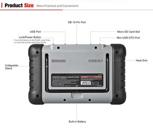 博斯特汽车故障检测器MaxiCom MK808车载诊断系统扫描仪全系统车载诊断工具读码器扫描仪 - Product Image 1