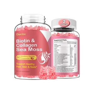 Biotin, Keratin, vitamin I, II, III, V, X saç, cilt, çivi, eklem, bağışıklık, enerji, sindirim OEM ile kollajen Gummies - Product Image 1