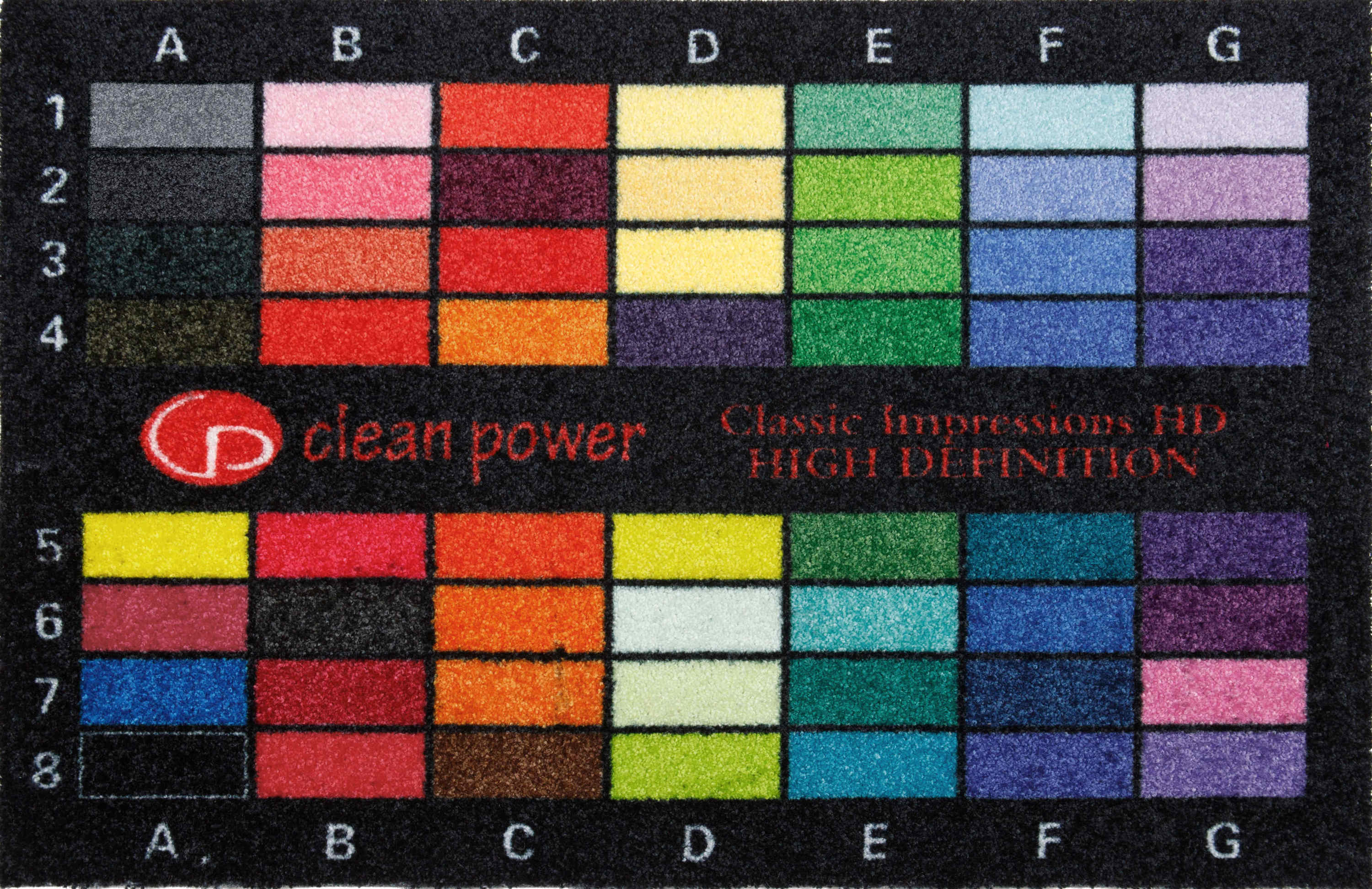 carte de couleurs