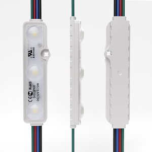โมดูล LED RGB 3ไฟ12V โมดูลแสงหลากสีแปรผันพร้อมแหล่งกำเนิดแสงด้านข้างของเลนส์0.72W กล่องไฟสัญญาณส่องสว่าง - Product Image 5
