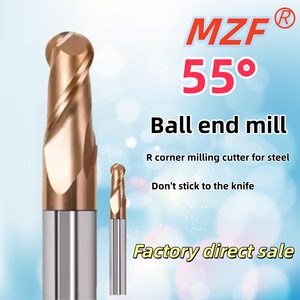 55 độ 2-cạnh bóng-end vonfram thép phay cắt, Bóng Cắt, mở rộng Carbide Bóng Cắt, CNC R3 công cụ, R4, R5 - Product Image 2