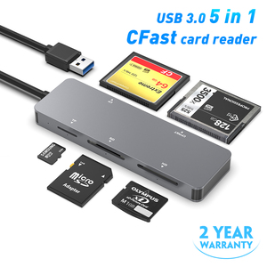 Multi 5 Slots USB 3.0 Fast 5Gbps CF CFast SD XD TF <strong>Memory</strong> <strong>Camera</strong> <strong>Card</strong> Readers for PC <strong>Computer</strong> - Product Image 4