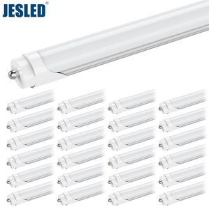JESLED T8 T10 <strong>T12</strong> <strong>LED</strong> Light Tube <strong>8ft</strong> 45W 50W (100W Equivalent) 5000K, 6000 Lumens Frosted Cover Dual-Ended Power ETL Listed - Product Image 1