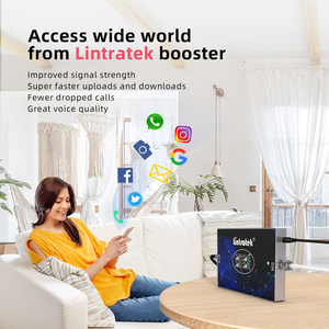 Lintratek cep telefonu tekrarlayıcı 850 1900 <span class=keywords><strong>1700</strong></span> 2600 mhz quad band 7 yüksek kazanç AGC 4g mobil LTE ağ sinyal güçlendirici