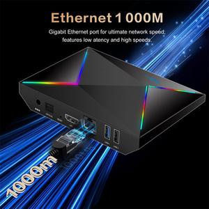 R69คู่กล่องรับสัญญาณ WIFI 8K จากโรงงานขายส่งพร้อมกล่องทีวีอีเธอร์เน็ต1000M OCTA-core แอนดรอยด์14