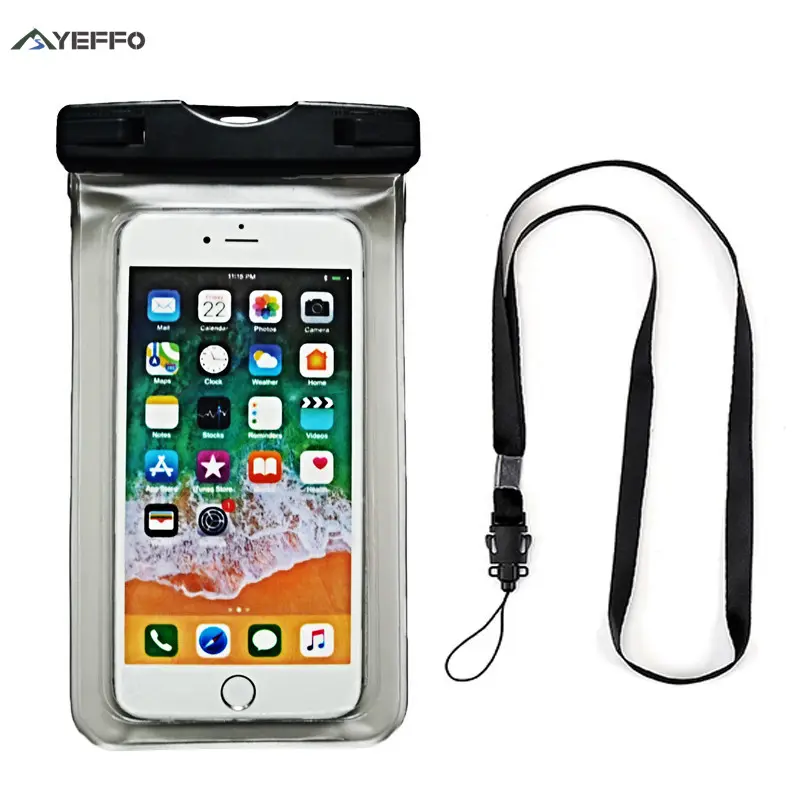YEFFO Universal กันน้ำโทรศัพท์มือถืออุปกรณ์เสริมว่ายน้ำลอยโทรศัพท์สำหรับ iPhone