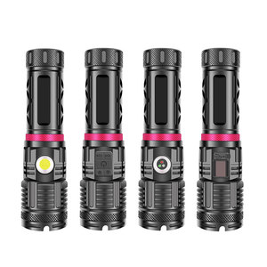 XHP120 cob四光源蓝色/强力LED手电筒Usb可充电战术手电筒变焦火炬使用3*18650电池 - Product Image 2