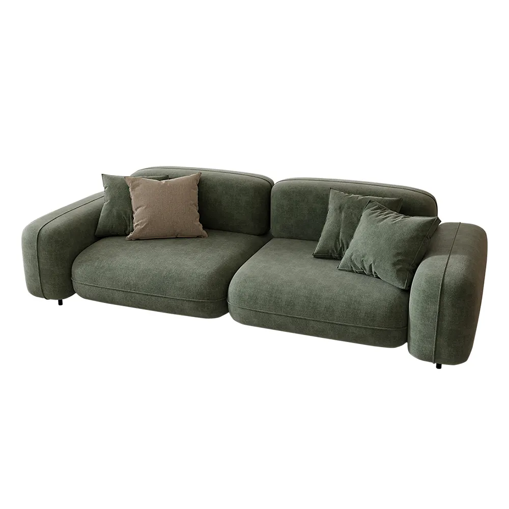 MIGLIO 5792 | Italiano divano modulare minimalista verde scuro