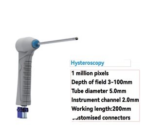 Dispsosable Hysteroscope elektronik tek kullanımlık operatif endoskop taşınabilir Hysteroscope ile 720P kamera ve monitör - Product Image 2