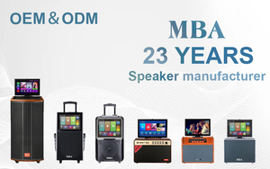 MBA 10 Inch Multifunctional Video <strong>Speaker</strong> with 14.1 Inch Touch Screen and 4.4 Android System for Outdoor Party Stage - Product Image 6