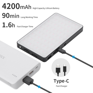 Kingma Rgb150ไฟ LED 8W สีเต็มรูปแบบพร้อมแบตเตอรี่ในตัวสำหรับกล้อง/ถ่ายทอดสด/ไฟ - Product Image 2