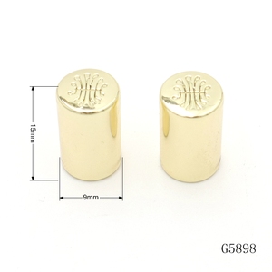 定制品牌标志流苏帽，带小钩扣金属线端盖和塞子配件，用于包配件 - Product Image 6