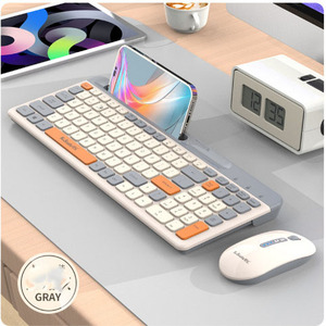 New K100 Factory OEM Dual Mode <strong>Keyboard</strong> and Mouse Set 2.4G Blue Tooth Wireless <strong>Keyboard</strong> Mouse Comb Mobile Phone Stand <strong>Function</strong> - Product Image 1