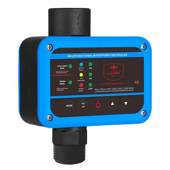 Bom preço Gs tipo AZUL cor pressostato 50/60HZ 10A 15A 25A automático água bomba controlador de pressão