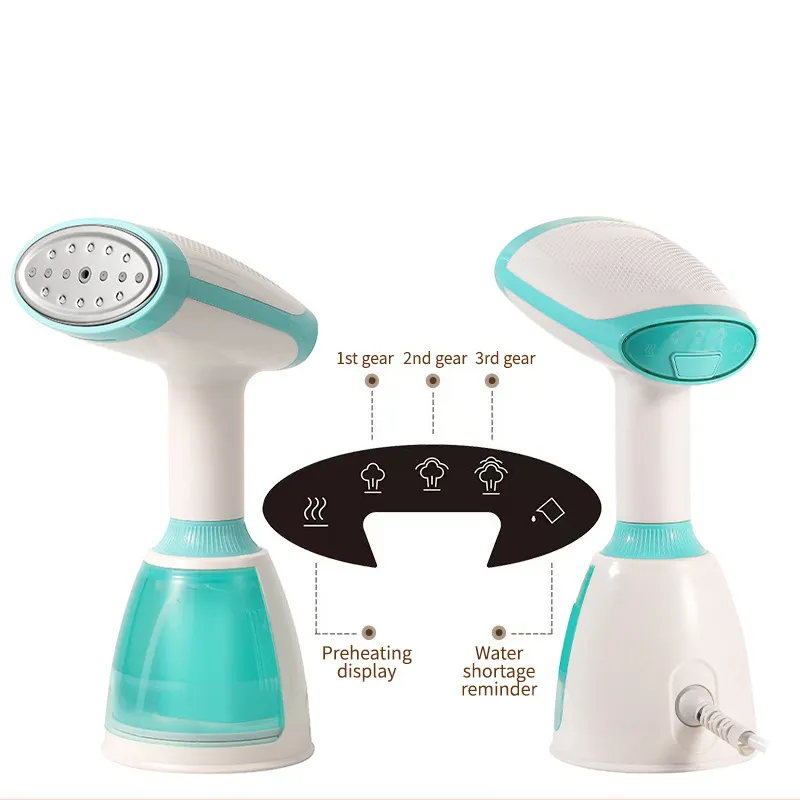 1500W Powerful Steam Garment Steamer Removes Wrinkles 280ML Water Bank Fabric Steamer with Brush Steam Iron for Home and Travel