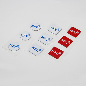粘着RFIDリライト付きミニNfCインレイラベル小型RFIDステッカーペーパーロールタグ13.56mhz NfCステッカー - Product Image 3