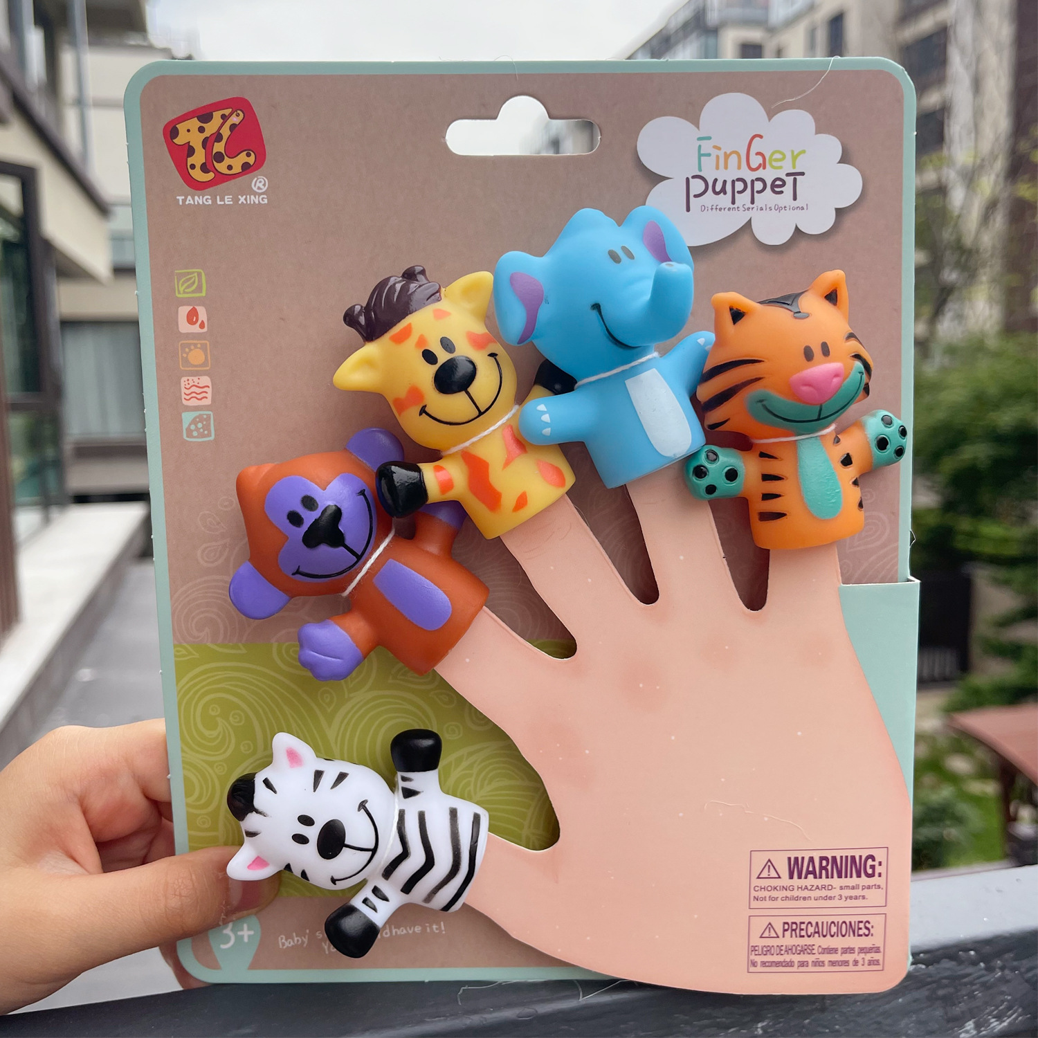 Zebra Tiger-cartulina 5 Pack