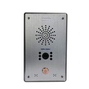 Netzwerk-IP-Audio-Video-Schnitts telle system mit Mikrofon-und Intercom-Terminal-Video-Tür sprechanlage mit Unterstützung der Zugangs kontrolle