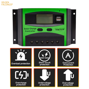 40A PWM регулятором солнечного заряда контроллер 12V/24V решетки Солнечный контроллер заряда батареи с usb зарядное устройство с ЖК-дисплеем