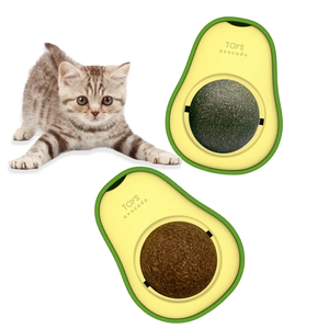 Los juguetes de hierba gatera en forma de aguacate al por mayor en stock se pueden girar divertidos juguetes de hierba gatera para mascotas - Product Image 1