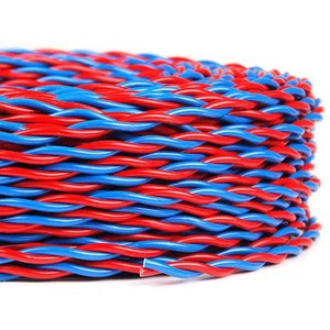 RVS 300V elektrikli güç kablosu 2*0.5/0.75/1/2.5/4/6mm 2.5 RM esnek yangına dayanıklı çift bükümlü kablo PVC alçak gerilim - Product Image 3
