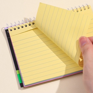 Bobina A6 Notebook Mini Bloc de notas portátil con encuadernación en espiral Mini Notebook Papel de escritura Bloc de notas Diario Cuaderno de oficina - Product Image 5
