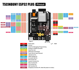 TSCINBUNY ESP32 PLUS WIFI-Entwicklungs platine mit OV2640-Kamera Selbst produktions platine wird auch für Arduino verwendet - Product Image 6