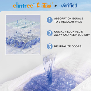 Elintree hoặc logo của riêng bạn thoáng khí siêu mỏng seluar bersalin Pad đồ lót dùng một lần siêu thấm kinh nguyệt quần - Product Image 3