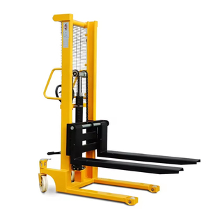 2 tonluk hidrolik manuel istifleyici 2000kg çok fonksiyonlu manuel hidrolik istifleyici depo için el Forklift manuel naylon tekerlek - Product Image 1