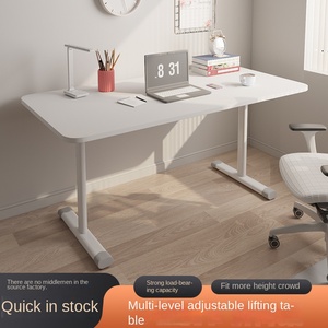 Mesa de ordenador de casa completamente automática al por mayor, escritorio de elevación de mano plegable de estilo de diseño de lujo, panel de deportes electrónicos para uso en oficina - Product Image 2