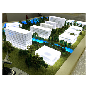 新デザイン建築デザインクリスタルミニチュア建築モデル3Dプリント建築モデル - Product Image 5