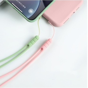 Wholesale Color Silicone Lanyard <strong>Rubber</strong> Wristband for Phone Umbrella Water Bottle USB Thumb Drive Keys Badge Camera