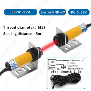 E3F-5DP1-5L光学漫反射红外开关传感器近程传感器与反向光束光电技术 - Product Image 3