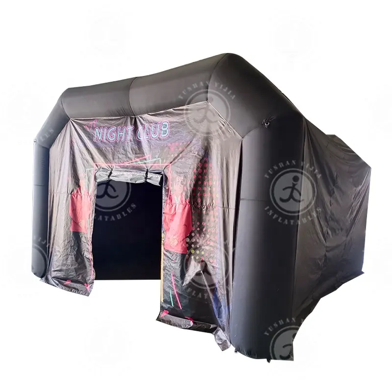 Tente de cinéma gonflable Portable, facile à transporter, avec écran blanc, Festival de musique, boîte de nuit, Disco, fête