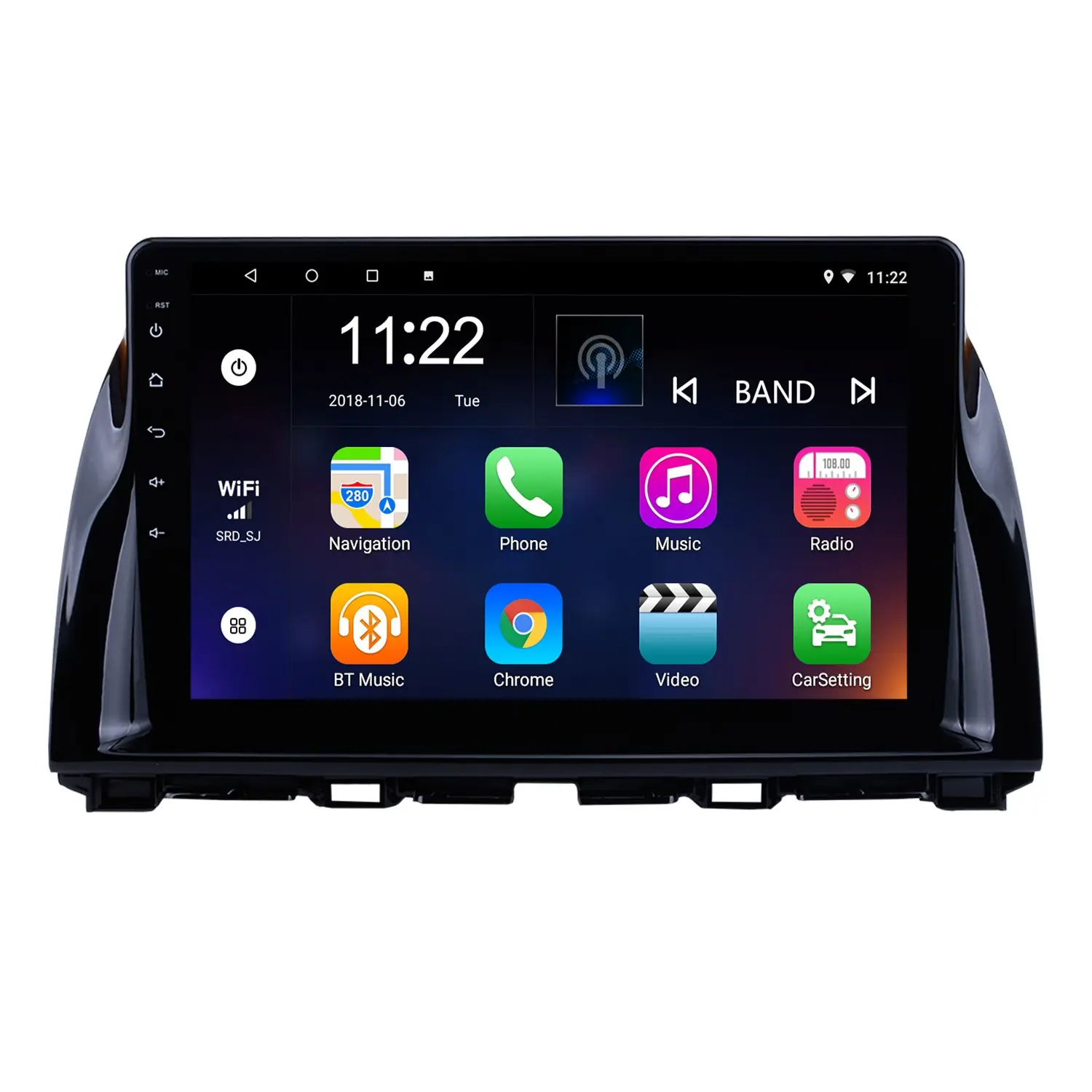 2012-2015 माज़दा सीएक्स-5 कार मल्टीमीडिया ऑडियो सिस्टम 3जी वाईफ़ के लिए 10.1 इंच एंड्रॉइड 13.0 कार डीवीडी जीपीएस सैट नेव