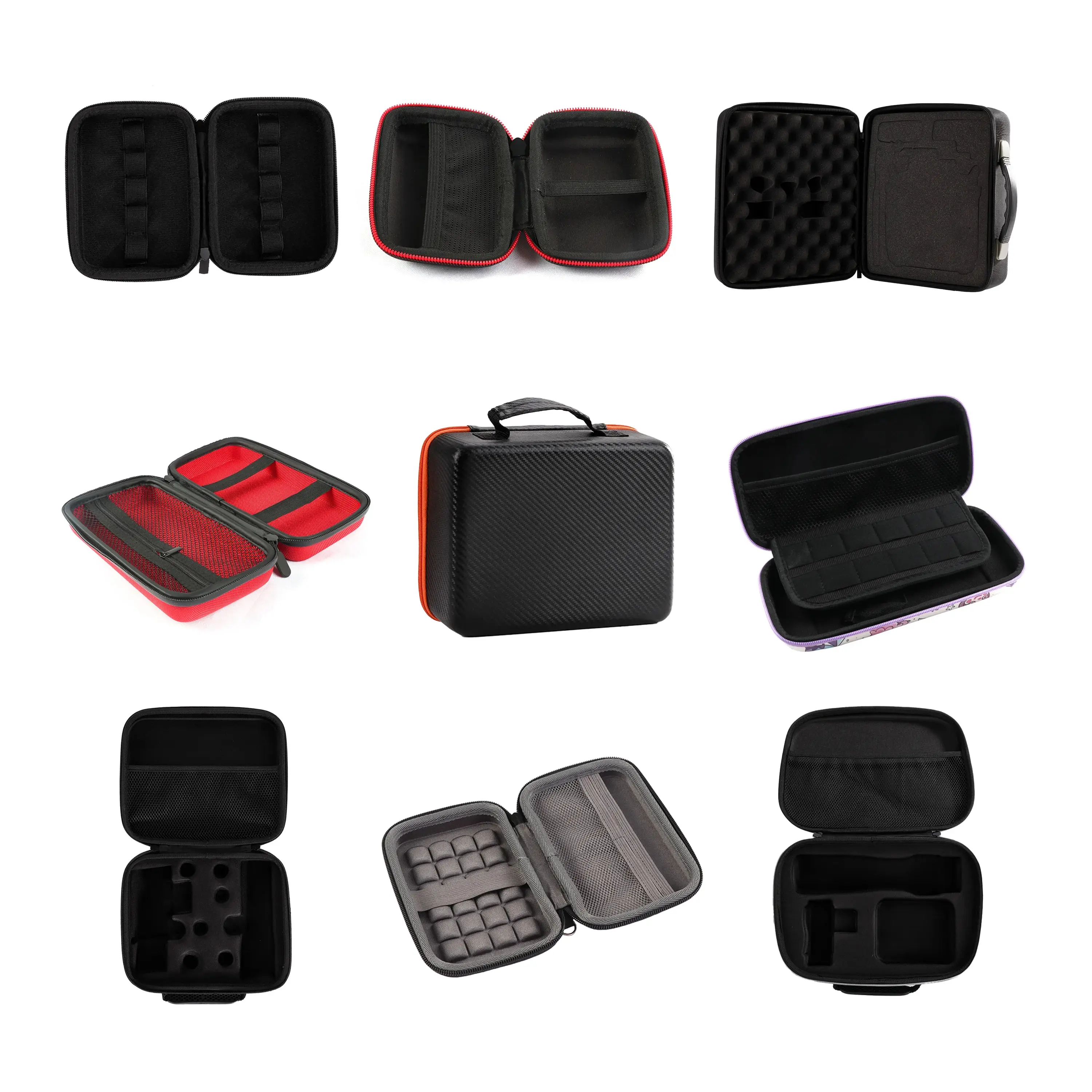 Fabrikant Custom Eva Tool Case Box Hard Shell Opslag Voor Carry Design Waterdichte Schuim Elektrische Rits Zakje Verpakking