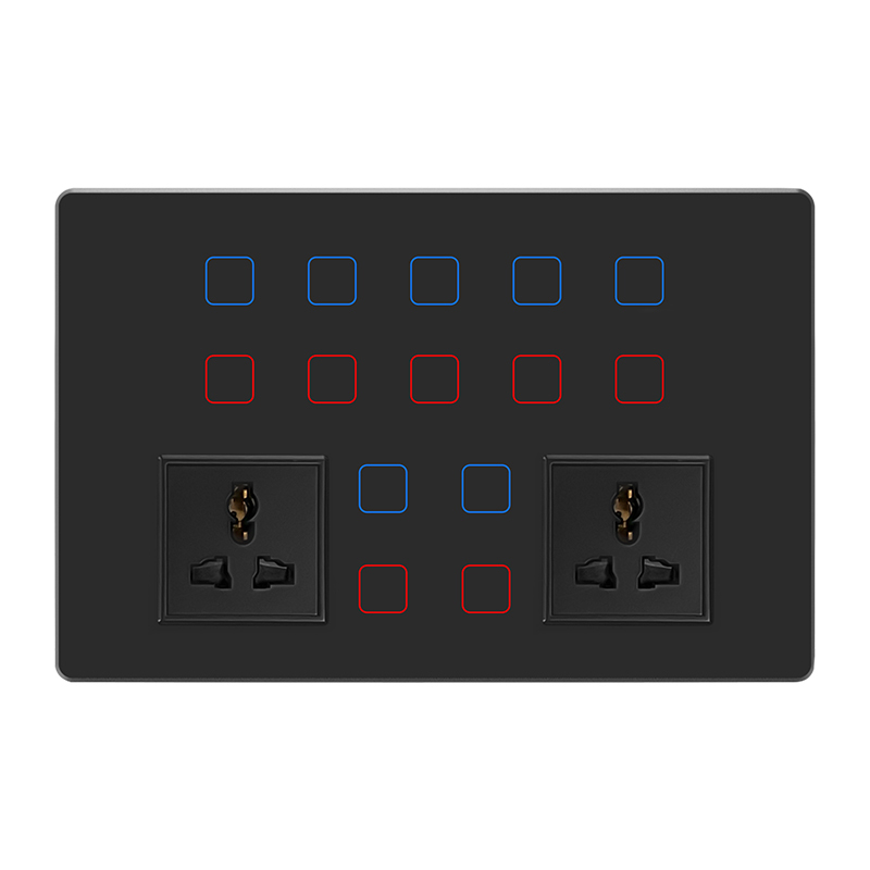12M 14gang Light/2 Socket switch