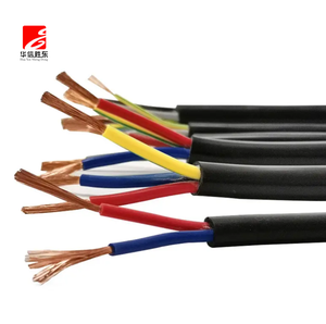 Siyah PVC yalıtımlı bakır çekirdek ile yüksek kaliteli Cu güç kablosu RVV 2x0.75mm 3x0.75mm 4x2.5mm2 4x1.5mm2 elektrik telleri - Product Image 2