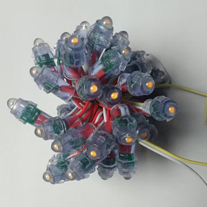 Programmier bare Ip67 Wasserdichte 50-teilige Gleichstrom 5V 12mm Vollfarb verbindung 12V Smart RGB Adressierbare Knoten Pixel-LED-Streifen-Lichterketten - Product Image 2