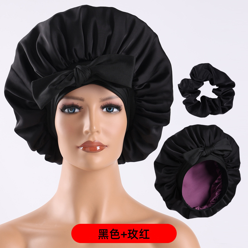 Noir + rose vif