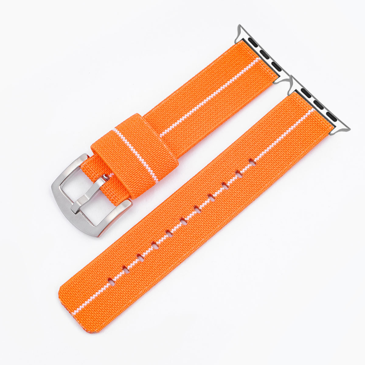 Orange and white