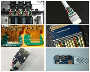 Sabit tip fikstür ile LVDS yüksek hızlı kablo lehimleme İstasyonu çok segmentli sıcaklık bölgesi ayarı - Product Image 4
