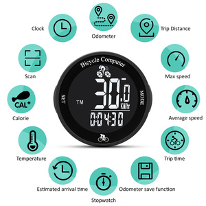 <strong>Wireless</strong> Bike <strong>Computer</strong> Waterproof Bicycle Odometer Multi <strong>Functional</strong> LCD Screen <strong>Cycling</strong> Mountain Bike Speed Meter - Product Image 5