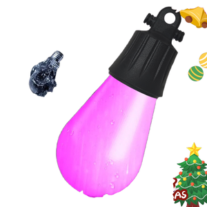 スマートAPP制御RGB LEDストリングライト防水屋外ソーラーS14電球12V WiFiホーム装飾ストリングライト住宅 - Product Image 1