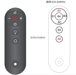 ドア/ファン/LEDライト用433MHZ 2.4GワイヤレスRFリモコン10キーRFリモコン - Product Image 4