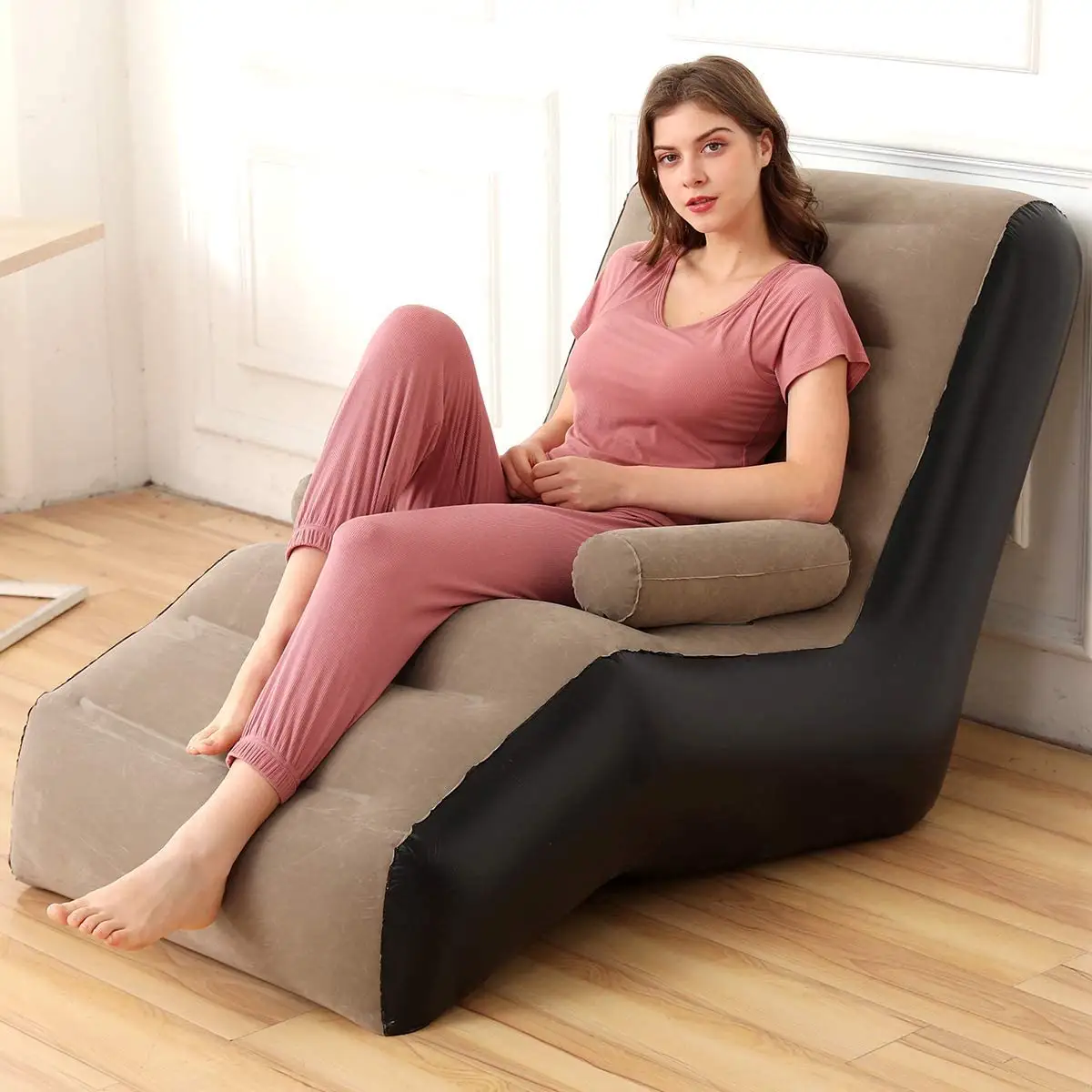 Großhandel bequeme aufblasbare Liegestuhl Sofa mit Armlehne Sex aufblasbaren Stuhl und Sofa