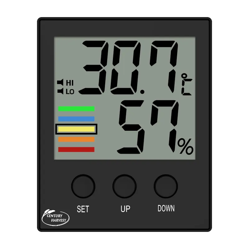CH-912 घरेलू आर्द्रतामापी बड़े स्क्रीन तापमान और आर्द्रता मीटर टेबल थर्मामीटर कमरे नियंत्रण आर्द्रता तापमान