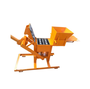 Máquina de bloques de tierra de arcilla KDS2-40 de alta capacidad, máquina de bloques de tierra de enclavamiento con logo de arcilla comprimida - Product Image 1