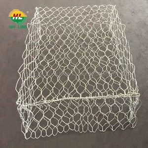 Canestro esagonale pesante della maglia del gabbione PVC-rivestito per la banca del fiume o la parete della roccia tessuta con il filo di ferro d'acciaio galvanizzato tagliato a misura - Product Image 2
