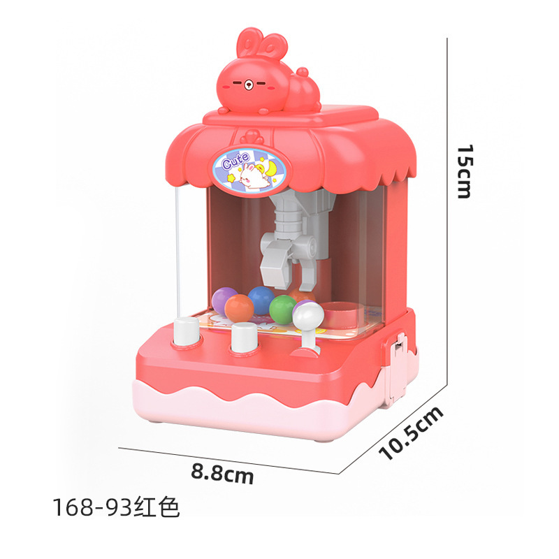 168-93 Rabbit Claw Machine - Red